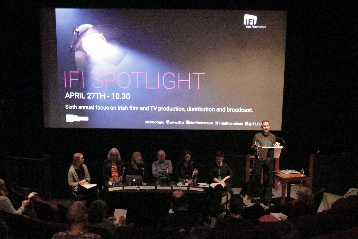 Event photo of spotlight panel